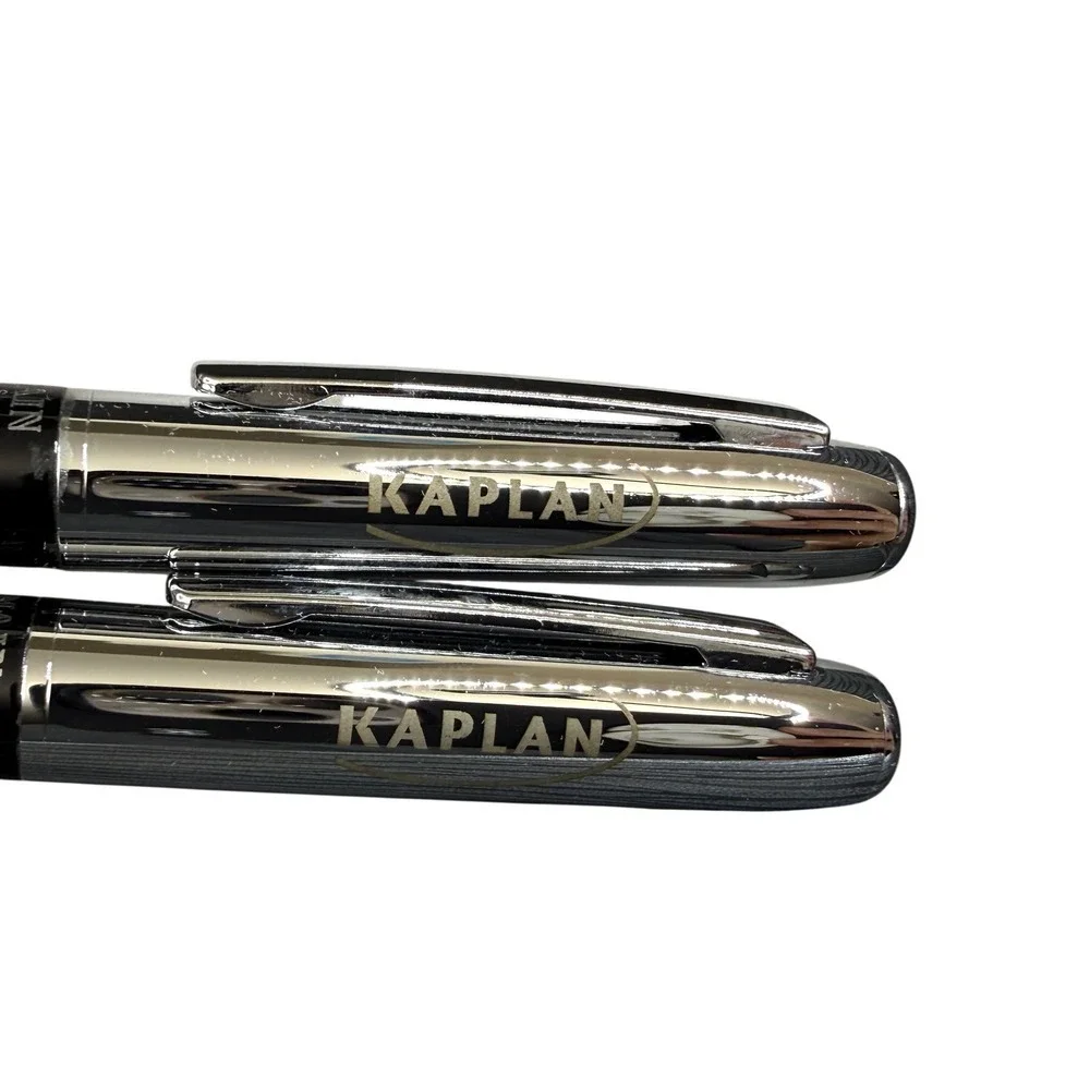 BALMAIN PARIS Executive Pen Set - Rollerball & Ballpoint Pens w/ Kaplan Logo